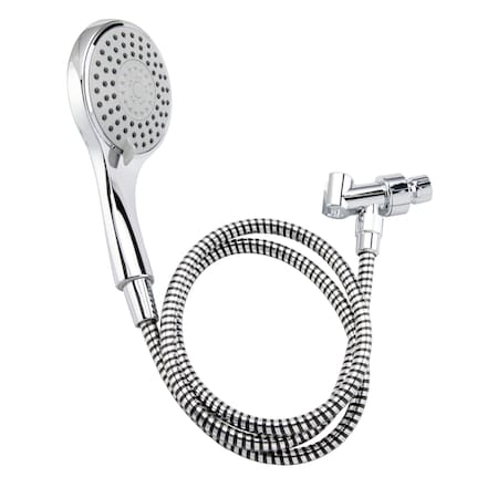 Keeney Mfg 5-Function Handheld Shower Kit, Polished Chrome, Manufacturers Warranty Length: Limited Lifetime K747CP